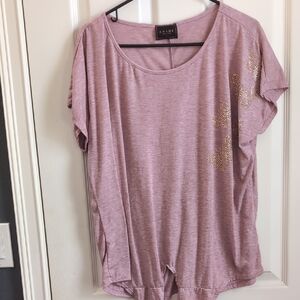 Akira Pink Short Sleeve Top